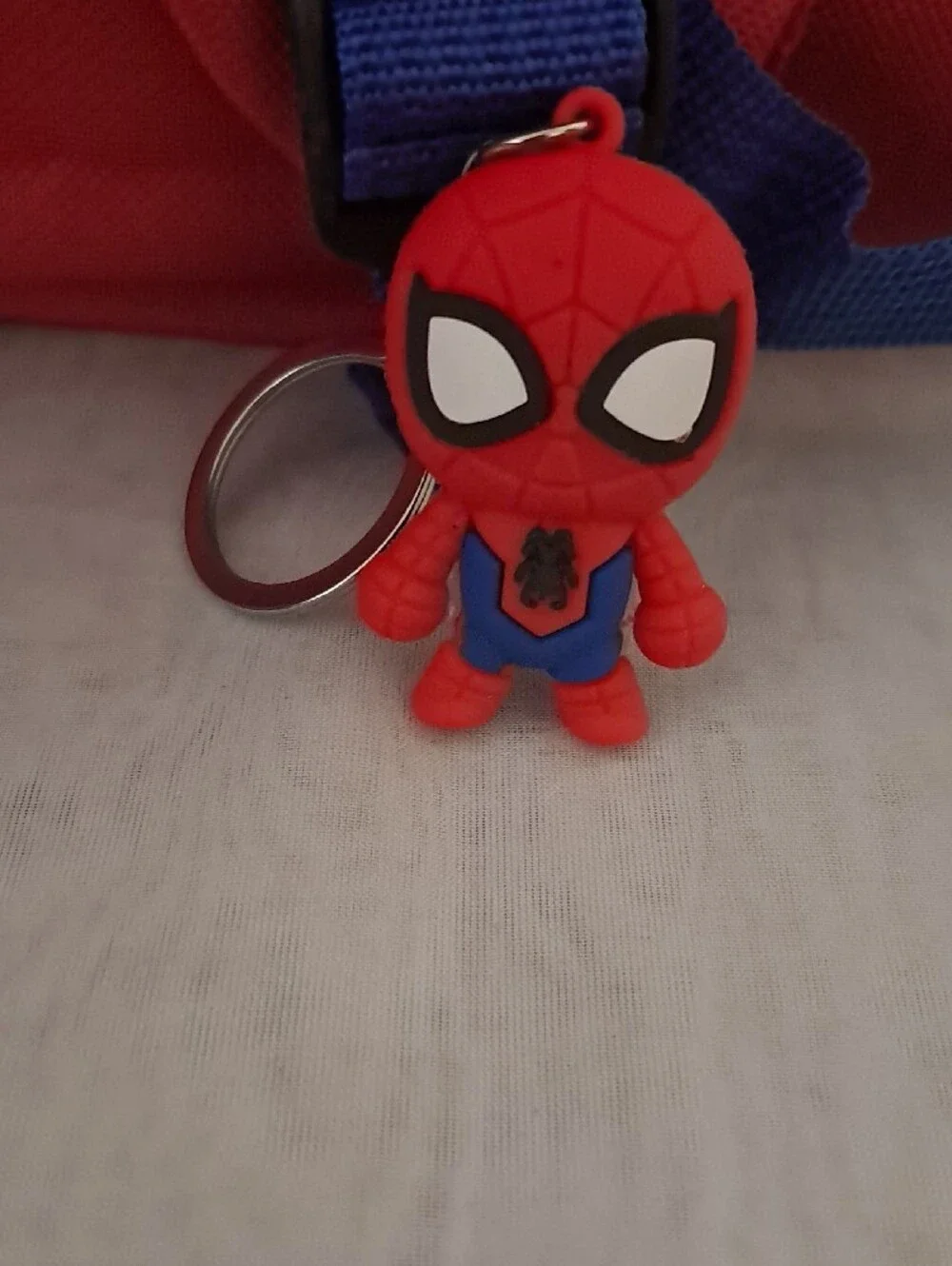 Kids Spider Web Backpack - Red & Blue